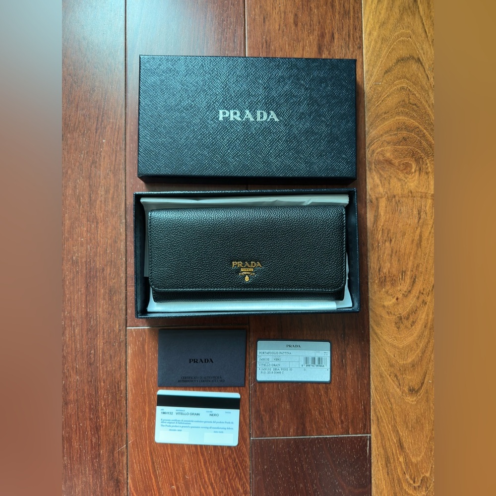 Prada Large Leather Wallet